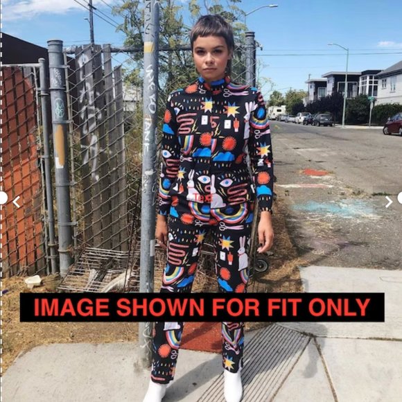 *RARE* like new Nooworks Devo Suit (long sleeve jumpsuit) in Candy, S - Picture 9 of 10